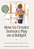 How to Create Sensory Play on a Budget